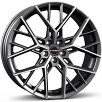Ratlankis BORBET BY TPM R19x8.5 5x108 ET 42 CB 72.6 (Titan Polished Matt) (760 kg)