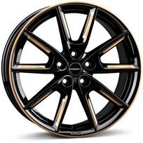 Ratlankis BORBET R19x8 5x108 ET 45 CB 72 (Black Glossy Gold Spoke Rim) (760 KG kg)
