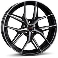Ratlankis BORBET R19x8 5x112 ET 44 CB 57 (Black Polished Matt)