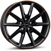 Ratlankis BORBET R19x8 5x112 ET 44 CB 66 (Black Matt Rim Copper) (760 KG kg)