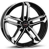 Ratlankis BORBET R20x8.5 5x114 ET 45 CB 72 (Black Polished Glossy) (760 KG kg)