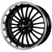 Ratlankis BROCK B24GP SGHP R19x8.5 5x108 ET 45 CB 72.6 (Glossy Black Horn Polished) (780 kg)