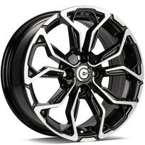 Ratlankis CARBONADO R15x6.5 4x100 ET 35 CB 67 (Black Front Polished) (620 KG kg)