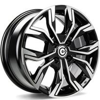 Ratlankis CARBONADO R15x6.5 4x100 ET 38 CB 67 (Black Front Polished) (620 KG kg)
