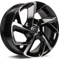 Ratlankis CARBONADO R15x6.5 4x108 ET 25 CB 65 (Black Front Polished) (560 KG kg)