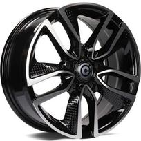 Ratlankis CARBONADO R15x6 5x114 ET 38 CB 73 (Black Front Polished) (690 kg)