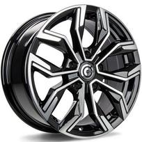 Ratlankis CARBONADO R16x6.5 5x114 ET 40 CB 73 (Black Front Polished) (690 KG kg)