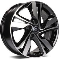 Ratlankis CARBONADO Sunshine BFP R16x6.5 5x114.3 ET 40 CB 73.1 (Black Front Polished) (690 kg)