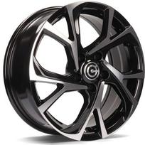 Ratlankis CARBONADO Tokio BFP R17x6.5 5x114.3 ET 40 CB 73.1 (Black Front Polished) (690 kg)