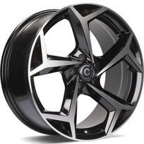 Ratlankis CARBONADO R17x7.5 5x100 ET 40 CB 57 (Black Front Polished) (675 KG kg)