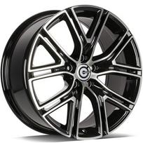 Ratlankis CARBONADO R17x7.5 5x108 ET 45 CB 67 (Black Front Polished) (690 KG kg)