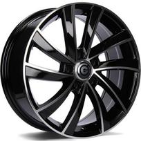 Ratlankis CARBONADO R17x7 5x112 ET 43 CB 57 (Black Front Polished) (700 KG kg)