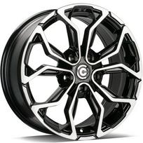 Ratlankis CARBONADO Explode BFP R17x7 5x114.3 ET 40 CB 67.1 (Black Front Polished) (690 kg)