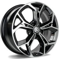 Ratlankis CARBONADO Direction BFP R17x7 5x114.3 ET 40 CB 73.1 (Black Front Polished) (800 kg)