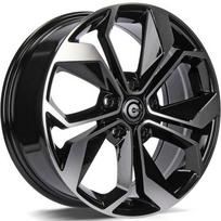 Ratlankis CARBONADO Raptor BFP R17x7 5x114.3 ET 45 CB 73.1 (Black Front Polished) (690 kg)