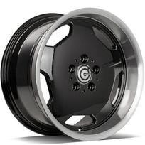 Ratlankis CARBONADO R17x9 5x112 ET 35 CB 66 (Black Glossy Lip Polished) (675 KG kg)