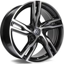 Ratlankis CARBONADO R18x8 5x108 ET 45 CB 67 (Black Front Polished) (760 kg)