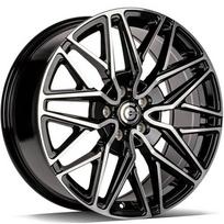 Ratlankis CARBONADO R18x8 5x108 ET 45 CB 67 (Black Front Polished)