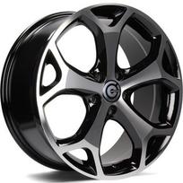 Ratlankis CARBONADO R18x8 5x108 ET 50 CB 63 (Black Front Polished) (690 KG kg)