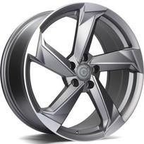Ratlankis CARBONADO R18x8 5x112 ET 35 CB 66 (Matt Anthracite Front Polished) (675 KG kg)