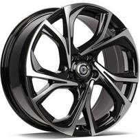 Ratlankis CARBONADO Tokio BFP R18x8 5x114.3 ET 40 CB 73.1 (Black Front Polished) (690 kg)
