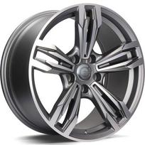 Ratlankis CARBONADO R18x8.5 5x120 ET 30 CB 72 (Matt Anthracite Front Polished) (690 KG kg)