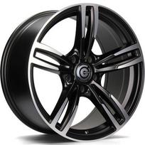 Ratlankis CARBONADO R18x8.5 5x120 ET 33 CB 72 (Matt Black Front Polished) (690 KG kg)