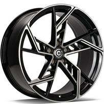 Ratlankis CARBONADO R19x8.5 5x112 ET 30 CB 66 (Black Front Polished)
