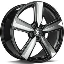 Ratlankis CARBONADO R20x8.5 5x112 ET 30 CB 66 (Black Front Polished Edges Polished) (690 KG kg)