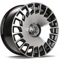 Ratlankis CARBONADO R20x8.5 5x112 ET 35 CB 66 (Black Front Polished) (850 KG kg)