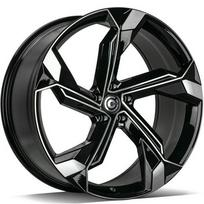 Ratlankis CARBONADO R22x10 5x112 ET 20 CB 66 (Black Front Polished) (1000 KG kg)
