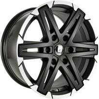 Ratlankis DIEWE WHEELS Grezzo NEM R18x8.5 6x114.3 ET 42 CB 66.1 (Black Machined) (1050 kg)