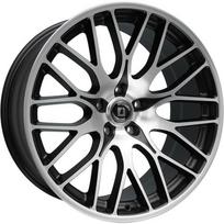 Ratlankis DIEWE WHEELS R20x9 5x108 ET 45 CB 63 (Black Machined) (860 KG kg)