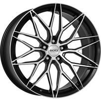 Ratlankis DOTZ Suzuka dark R18x8 5x108 ET 45 CB 70.1 (Black/Polished) (660 kg)