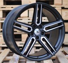 Ratlankis HAXER B1382 R20x10 5x120 ET 40 CB 72.6 (Black Polished Half Matt)