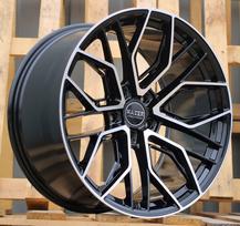 Ratlankis HAXER HX015F R20x10.5 5x112 ET 20 CB 66.5 (Black Polished) (815 kg)