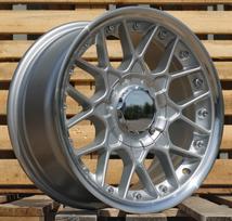 Ratlankis HAXER HX025 R17x8 10x112 ET 20 CB 74.1 (Silver Polished Lip)