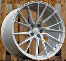 Ratlankis HAXER HX06F R21x9 5x112 ET 25 CB 66.5 (Polished Silver Half Matt) (900 kg)