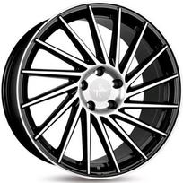 Ratlankis KESKIN TUNING R18x8 5x112 ET 45 CB 72 (Black Front Polish)