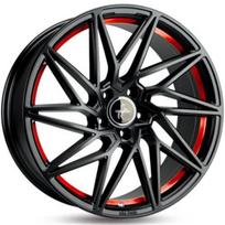 Ratlankis KESKIN TUNING R20x8.5 5x112 ET 30 CB 72 (Black Painted Red Inside)