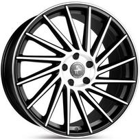 Ratlankis KESKIN TUNING R22x10 5x112 ET 50 CB 66 (Matt Black Front Polished)