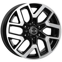 Ratlankis MAK Gravel R16x6.5 6x125 ET 50 CB 74.1 (Black Mirror) (1200 kg)