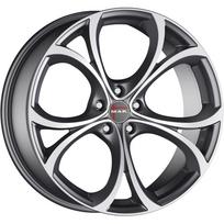 Ratlankis MAK Lario R17x7.5 5x110 ET 0 CB 65.1 (Gun Met Mirror Face) (700 kg)