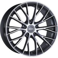 Ratlankis MAK Munchen R18x9 5x120 ET 0 CB 72.6 (Gun Met Mirror Face) (705 kg)