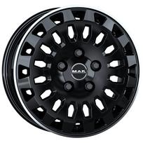 Ratlankis MAK Overland R17x7 5x118 ET 45 CB 71.1 (Gloss Black Mirror Ring) (1075 kg)