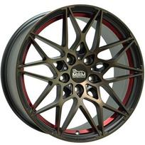 Ratlankis MAM LEICHTMETALLRÄDER R19x8.5 5x120 ET 35 CB 72 (Black Red Inside)