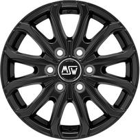 Ratlankis MSW 48 Van 6 Holes R16x6.5 6x125 ET 68 CB 74.1 (Matt Black) (1350 kg)