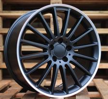 Ratlankis RACINGLINE A1020 R18x8 5x112 ET 45 CB 66.6 (Black Half Matt Polished Lip) (690 kg)