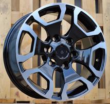 Ratlankis RACINGLINE A6216 R17x7.5 6x139.7 ET 25 CB 106.1 (Black Polished) (800 kg)