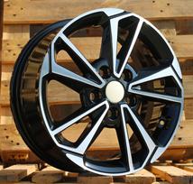 Ratlankis RACINGLINE B1134 R16x6.5 5x114.3 ET 50 CB 67.1 (Black Polished) (640 kg)